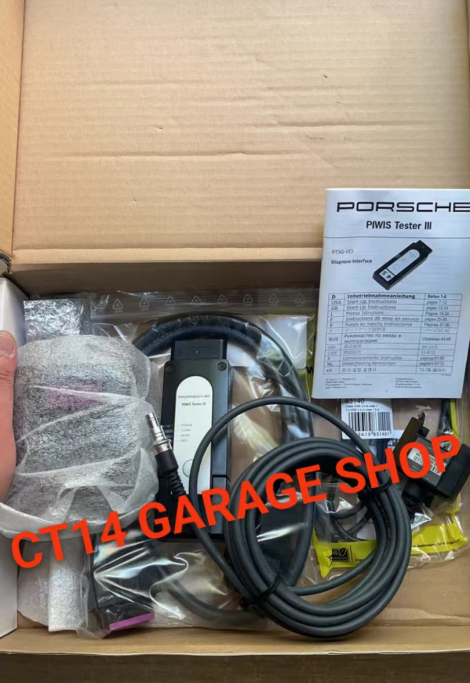 PORSCHE PIWIS TESTER VCI - PT3G & PT4G ACTIA